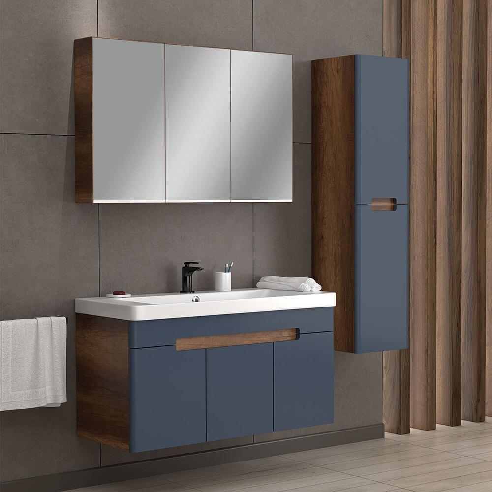 Комплект мебели за баня TREND Anthracite 105