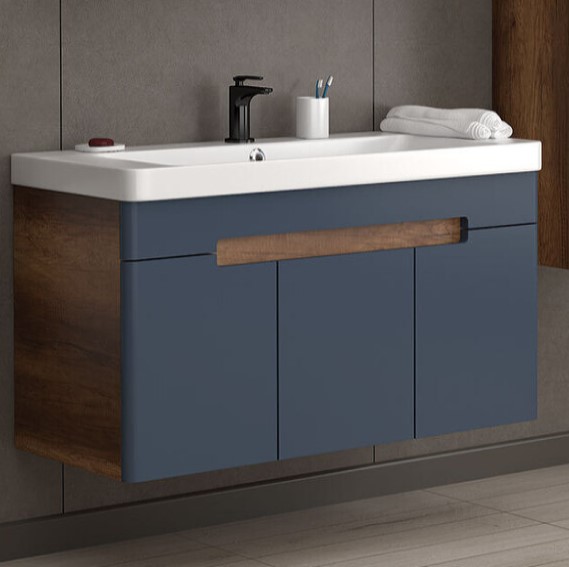 Шкаф за баня TREND Anthracite 105