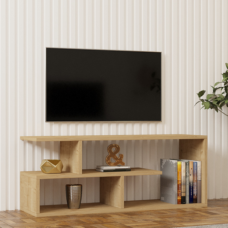 TV мебел Waldo естествен меламин 100x29,5x40cm - Image 2