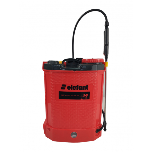 SE 18L Акумулаторна пръскачка 14 л. ELEFANT, 12V/8Ah, 3 вида дюзи