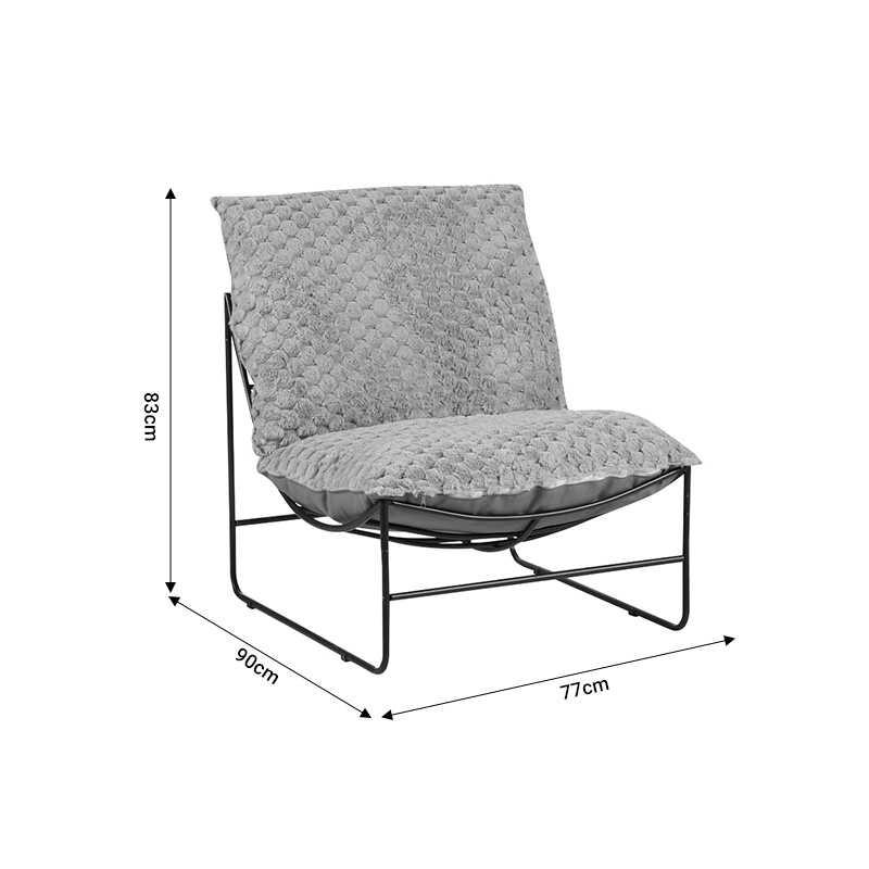 Фотьойл Chopie плат светло зелено-черен крак 77x90x83cm - Image 7