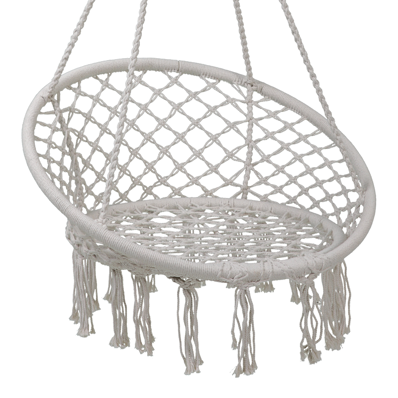 Хамак Eventful от въже в бежов цвят 82x82x133cm - Image 2