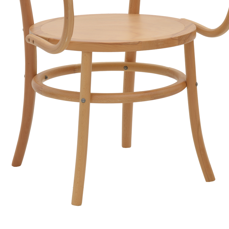 Стол Verfie естествен цвят бук 55x50x83см - Image 7