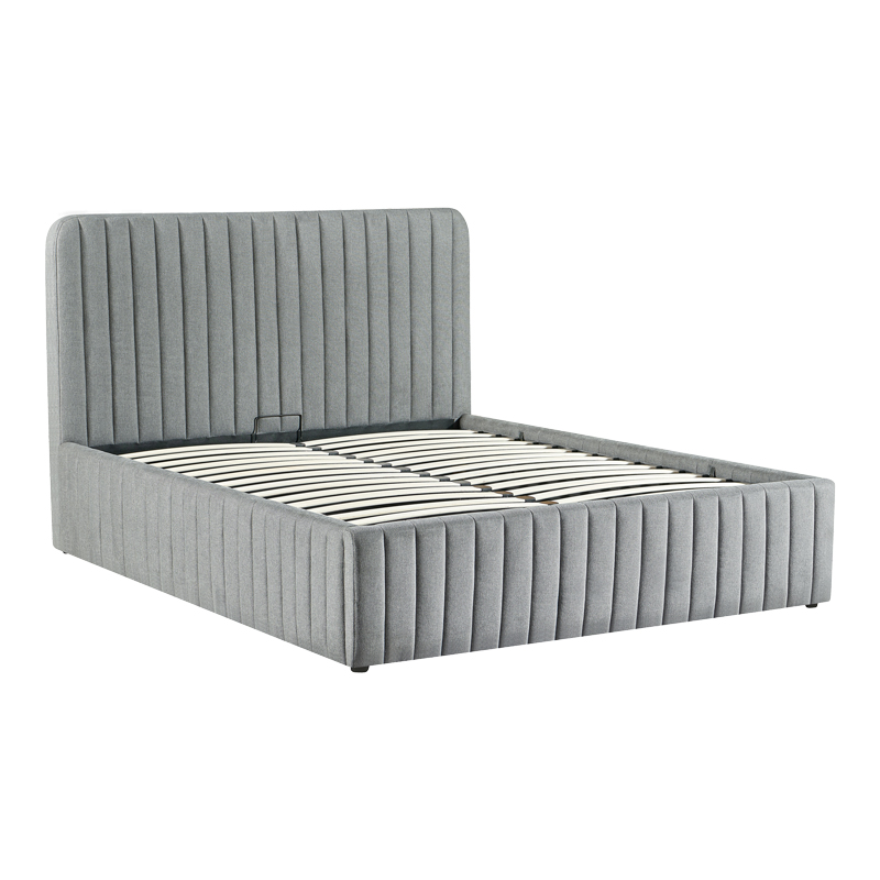 Двойно легло Zilin въглен-бежов плат 160x200 см. - Image 2