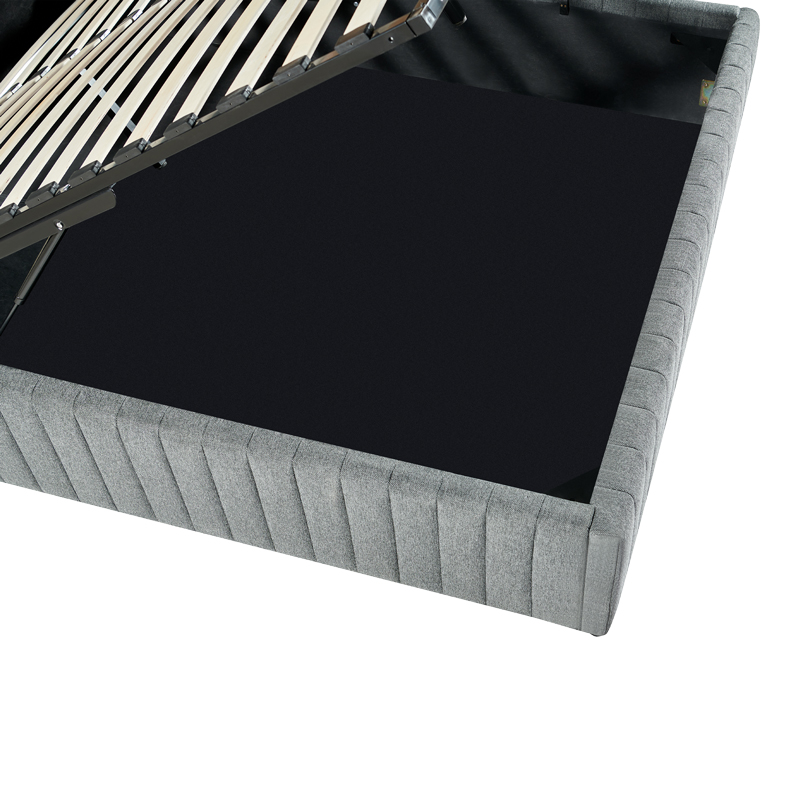 Двойно легло Zilin въглен-бежов плат 160x200 см. - Image 6