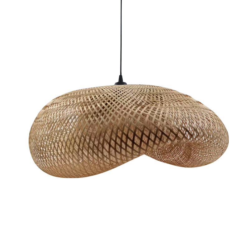 Плафон единичен Lighty естествен бамбук Φ42x162см - Image 2
