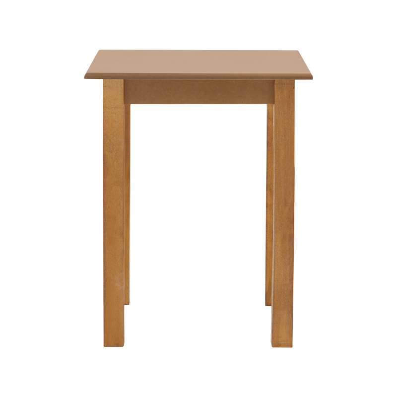 Маса Zolenio от масивна букова дървесина с повърхност mdf орехов гланц 60x60x76cm - Image 2