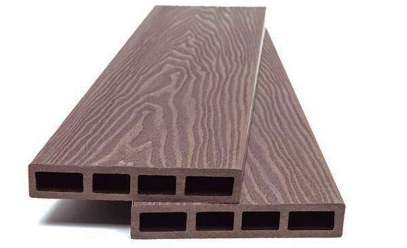 3D WPC Декинг панел ограда 360/ 2 / 12 см L.BROWN 9040