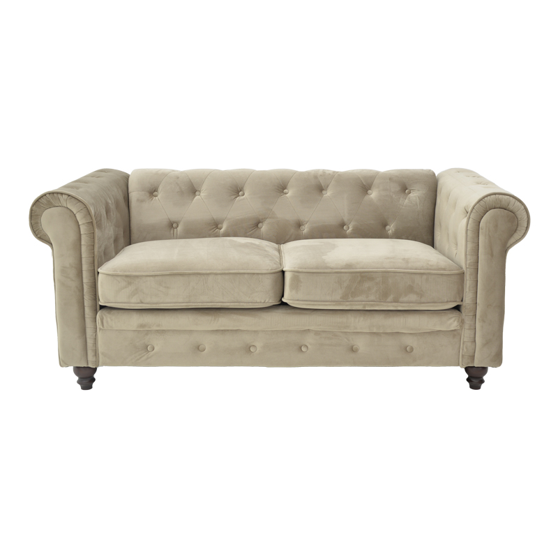 Двуместен диван Incredible beige 160x84x67cm - Image 2
