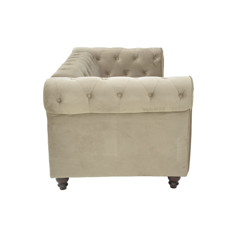 Двуместен диван Incredible beige 160x84x67cm - Image 3