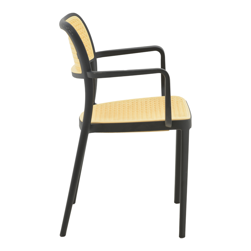 Градински стол Westley natural-black 58x47x81cm - Image 3
