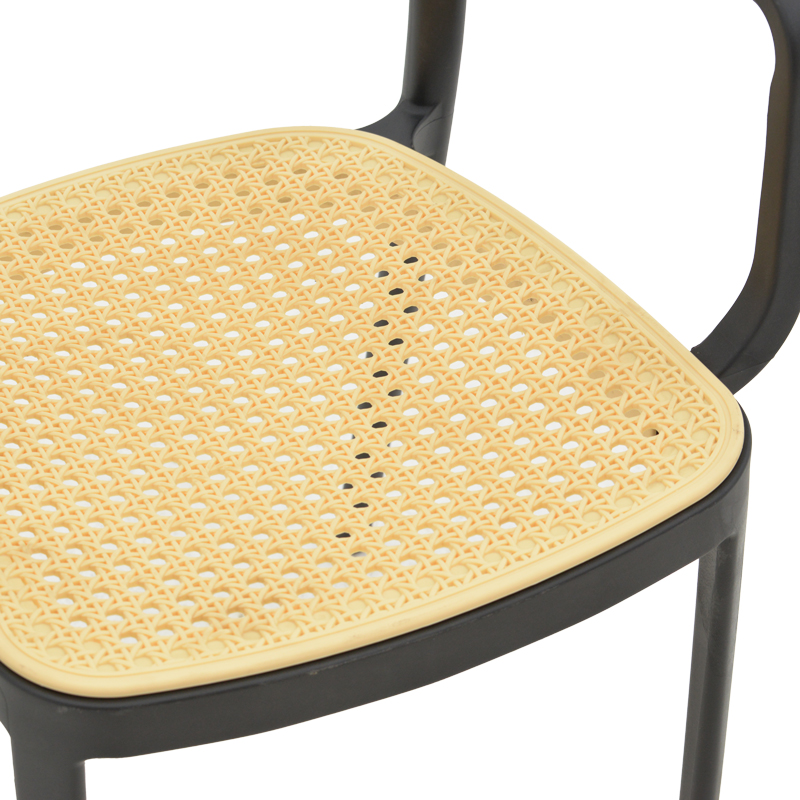 Градински стол Westley natural-black 58x47x81cm - Image 7