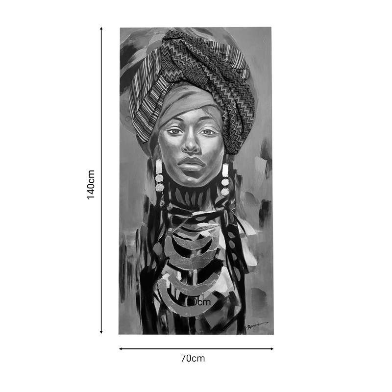 Картина на платно Afro 70x3x140cm - Image 2