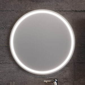 LED ОГЛЕДАЛО HOLE КРЪГЛО Φ80 МАТ БЯЛО
