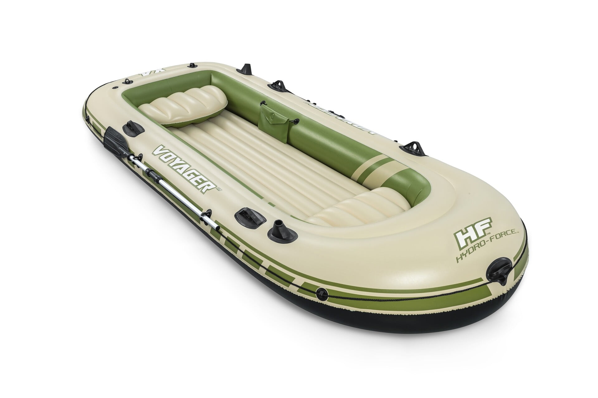 Надуваема 4-местна лодка Bestway Voyager X4 Raft, 350х145х49 см - Image 2