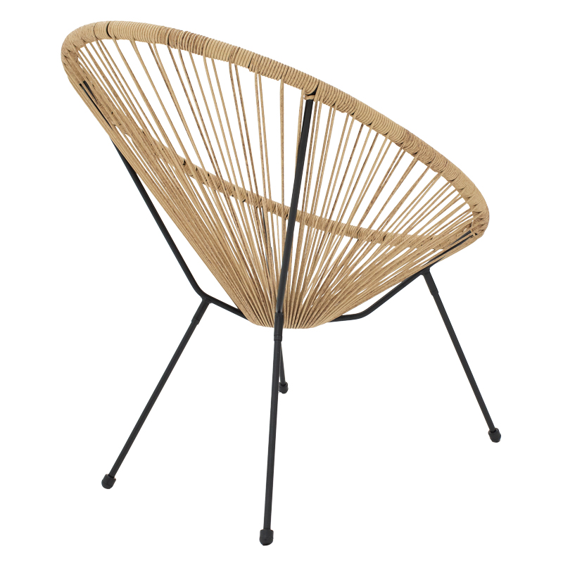 Градински стол Acapulco в естествен дървесен нюанс 71x76x85см - Image 2