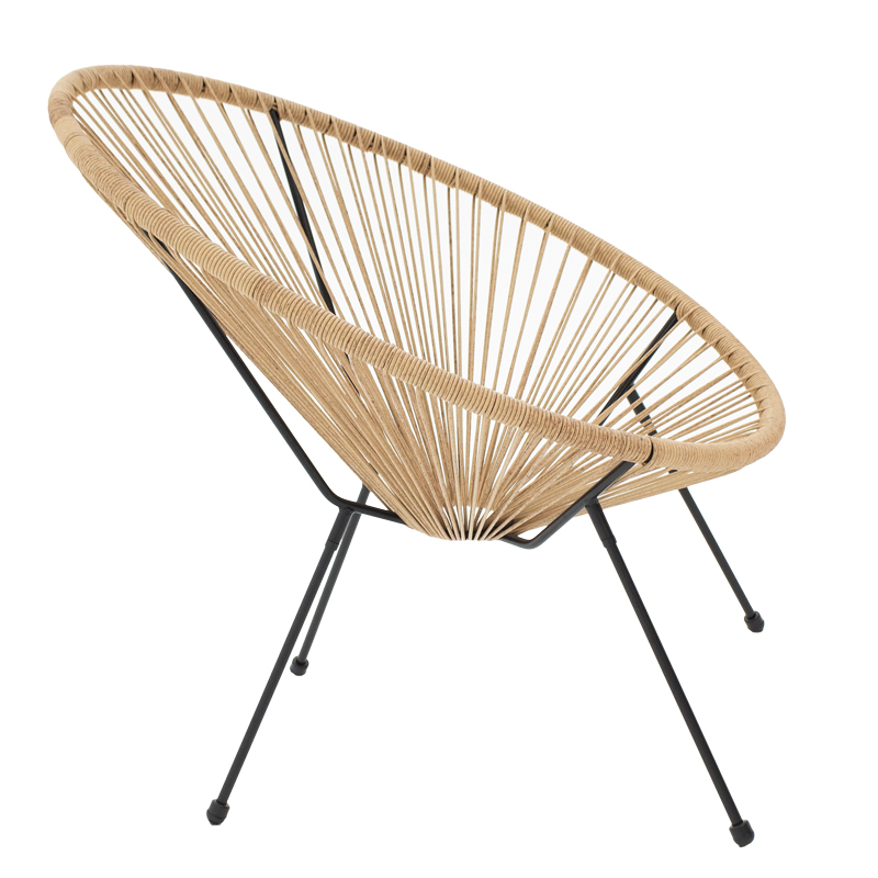 Градински стол Acapulco в естествен дървесен нюанс 71x76x85см - Image 3