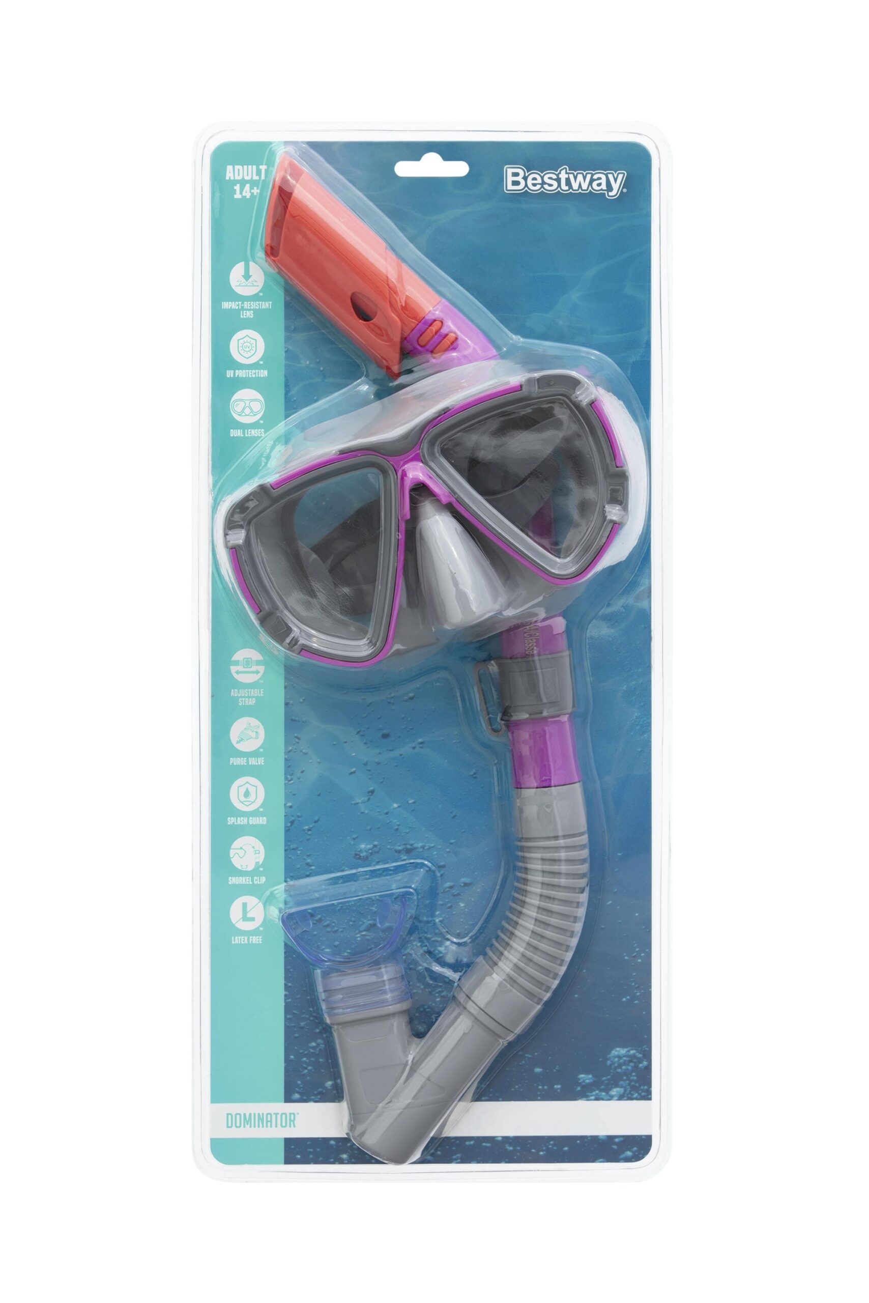 Маска и шнорхел Dominator Snorkel 14+ - Image 10