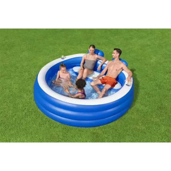 Семеен надуваем басейн Bestway Splash Paradise 231x219x79 cm - Image 5