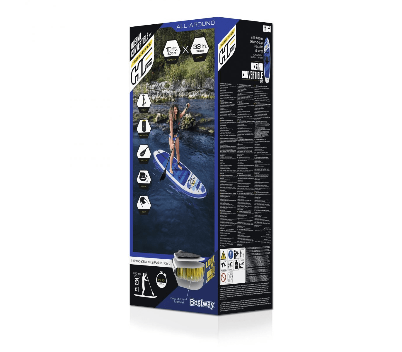 Надуваем сърф Bestway 305х84х12см - Image 7