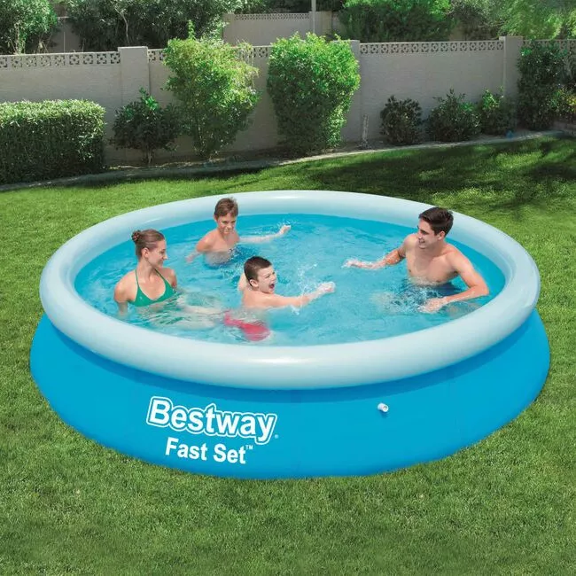 Bestway Fast Set Кръгъл надуваем басейн, 366x76 см