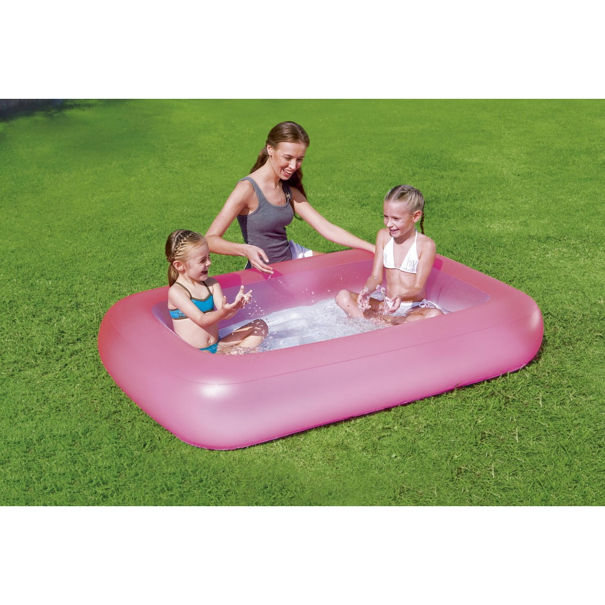 Правоъгълен детски надуваем басейн Bestway Aquababes 165х104х25см. - Image 3