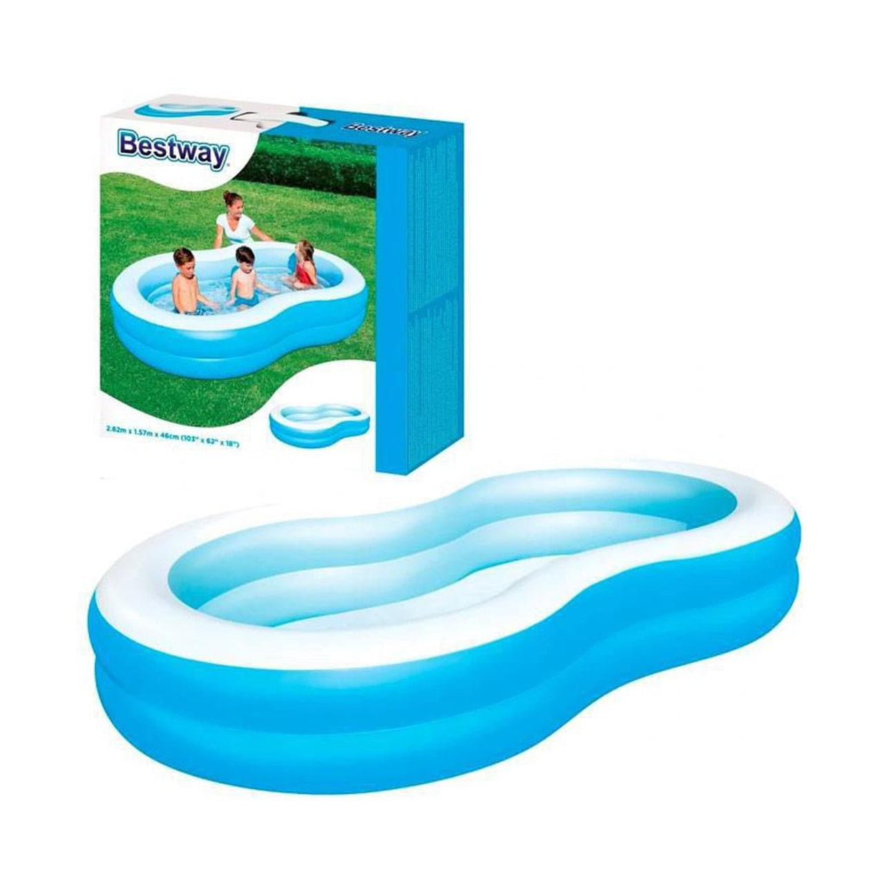 Детски надуваем басейн Bestway Big Lagoon 262х157х46 см - Image 3