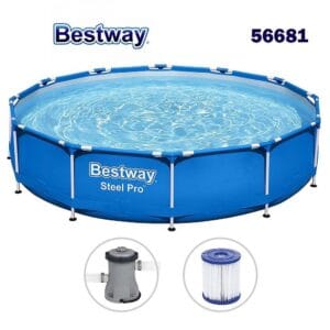 Сглобяем басейн с метална рамка Bestway Steel Pro 366x76см