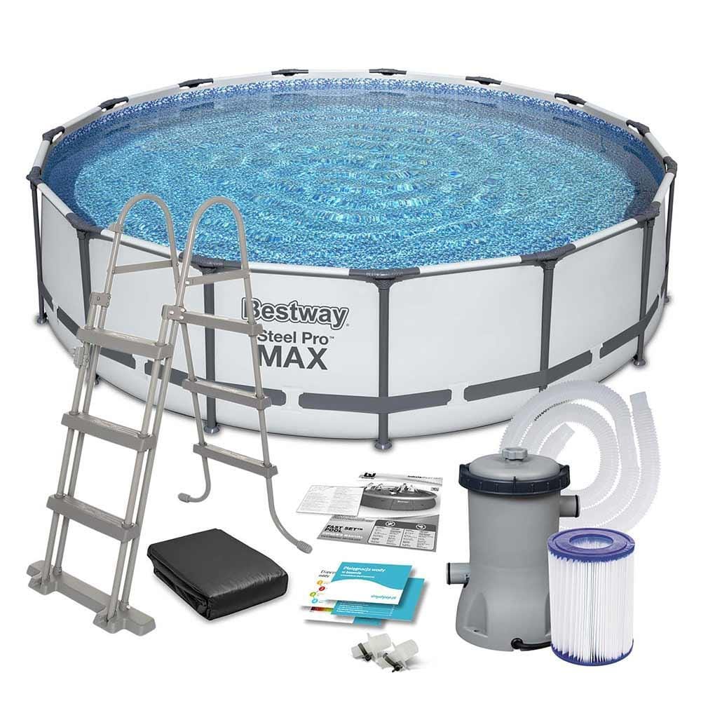 Басейн с метална рамка Bestway Steel Pro 457x107см
