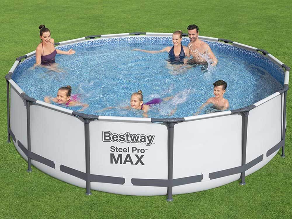 Сглобяем басейн с метална рамка Bestway Steel Pro Max 427x107см - Image 6