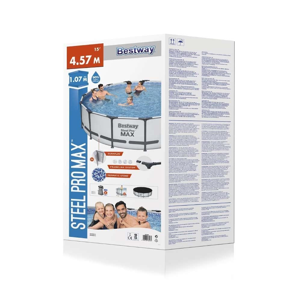 Басейн с метална рамка Bestway Steel Pro 457x107см - Image 5
