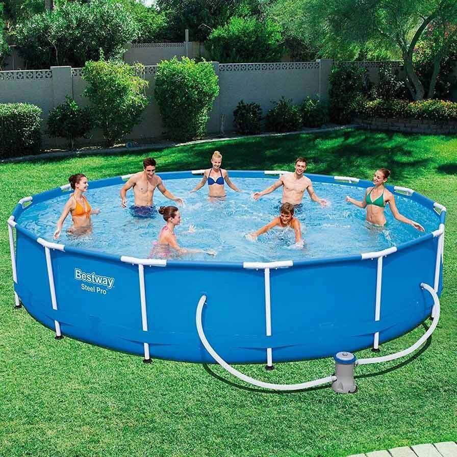 Басейн с метална конструкция Bestway Steel Pro 427x84см - Image 3