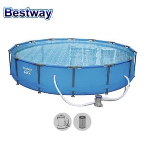 Басейн с метална конструкция Bestway Steel Pro 427x84см