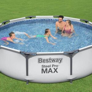 Сглобяем басейн Bestway Steel Pro Max с метална конструкция 305х76см