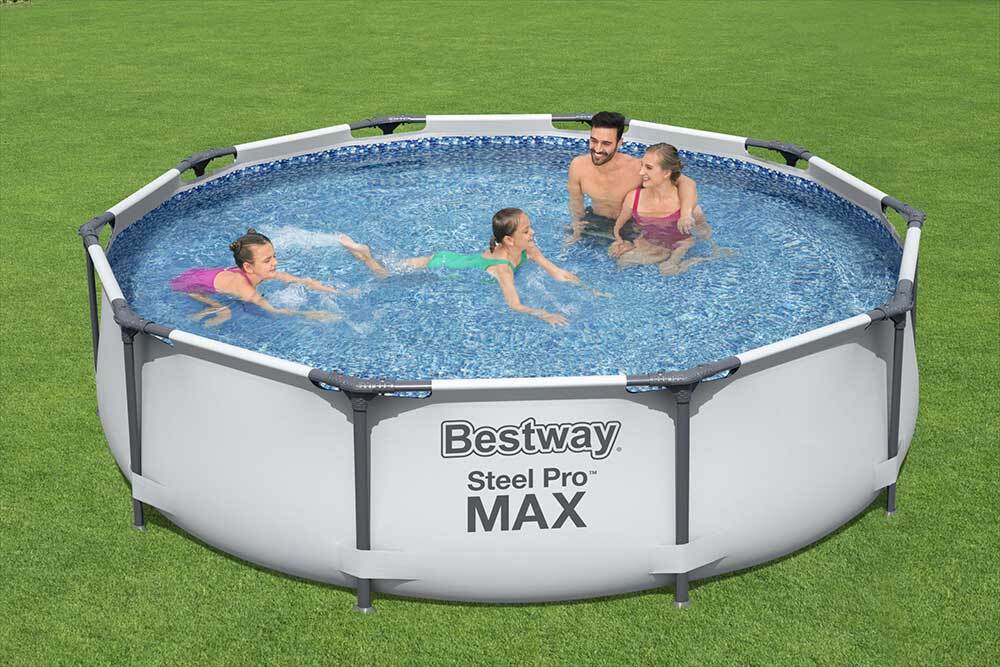 Сглобяем басейн Bestway Steel Pro Max с метална конструкция 305х76см