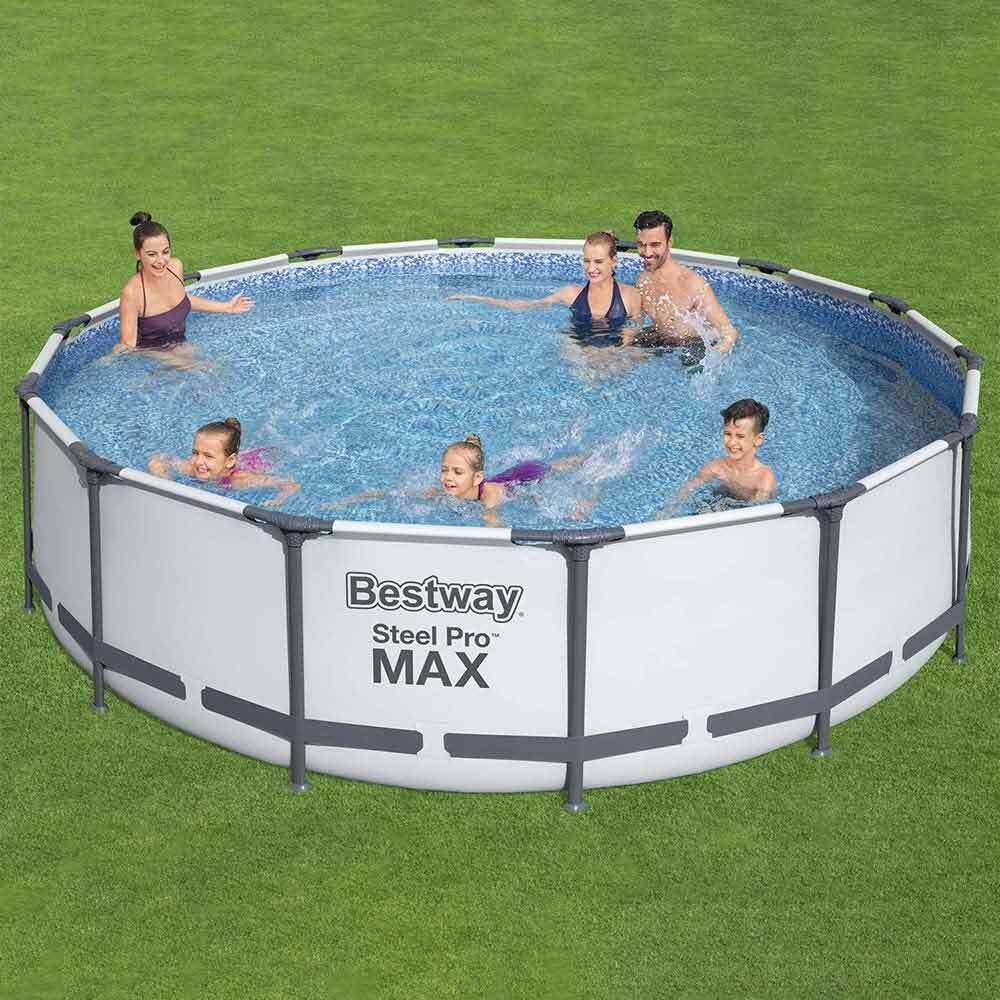 Сглобяем басейн Bestway Steel Pro Max с метална конструкция 305х76см - Image 3