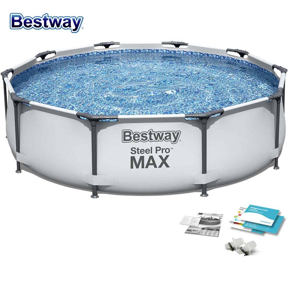 Сглобяем басейн Bestway Steel Pro Max с метална конструкция 305х76см - Image 6