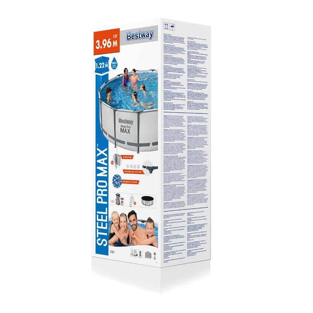 Сглобяем басейн с метална рамка Bestway Steel Pro Max 396х122см - Image 6