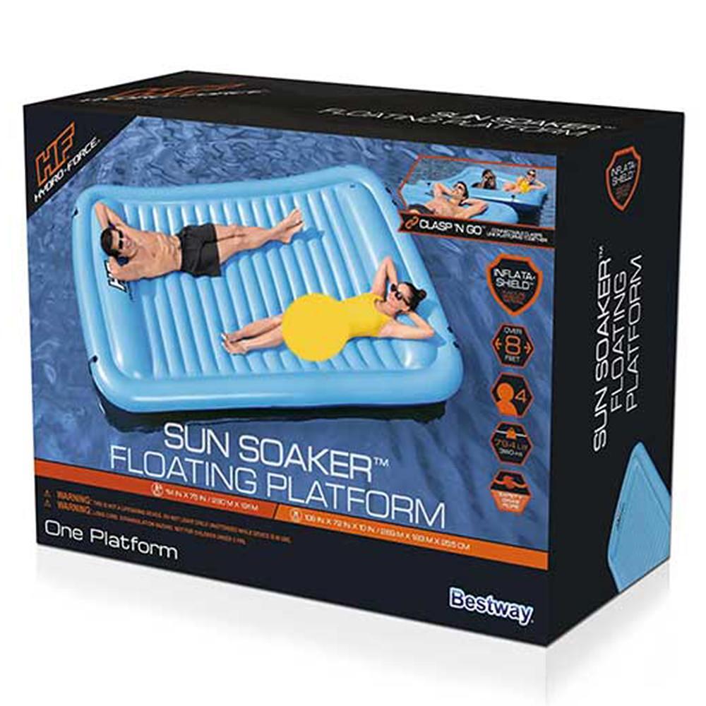 Дюшек надуваем, 269х183х25.5 см, Hydro-Force Sun Soaker - Image 3