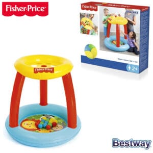 Надуваем детски кът с топки 30x33x6см Fisher Price