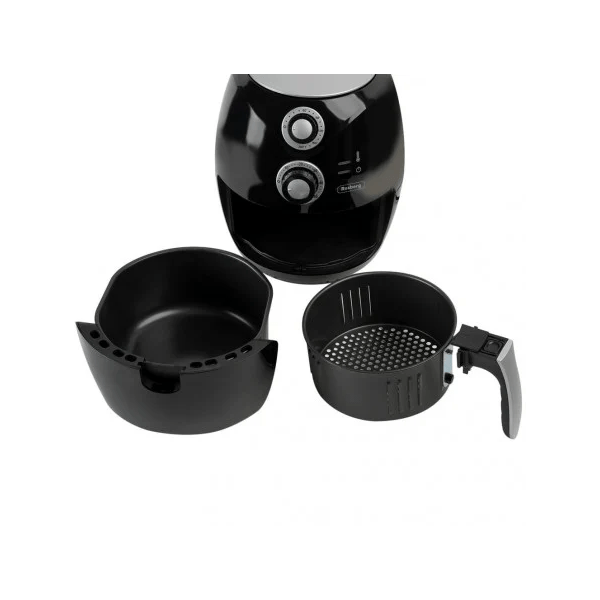 AirFryer Rosberg Premium 1600W, 3л. до 200°C, Черен - Image 4