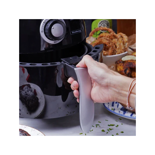 AirFryer Rosberg Premium 1600W, 3л. до 200°C, Черен