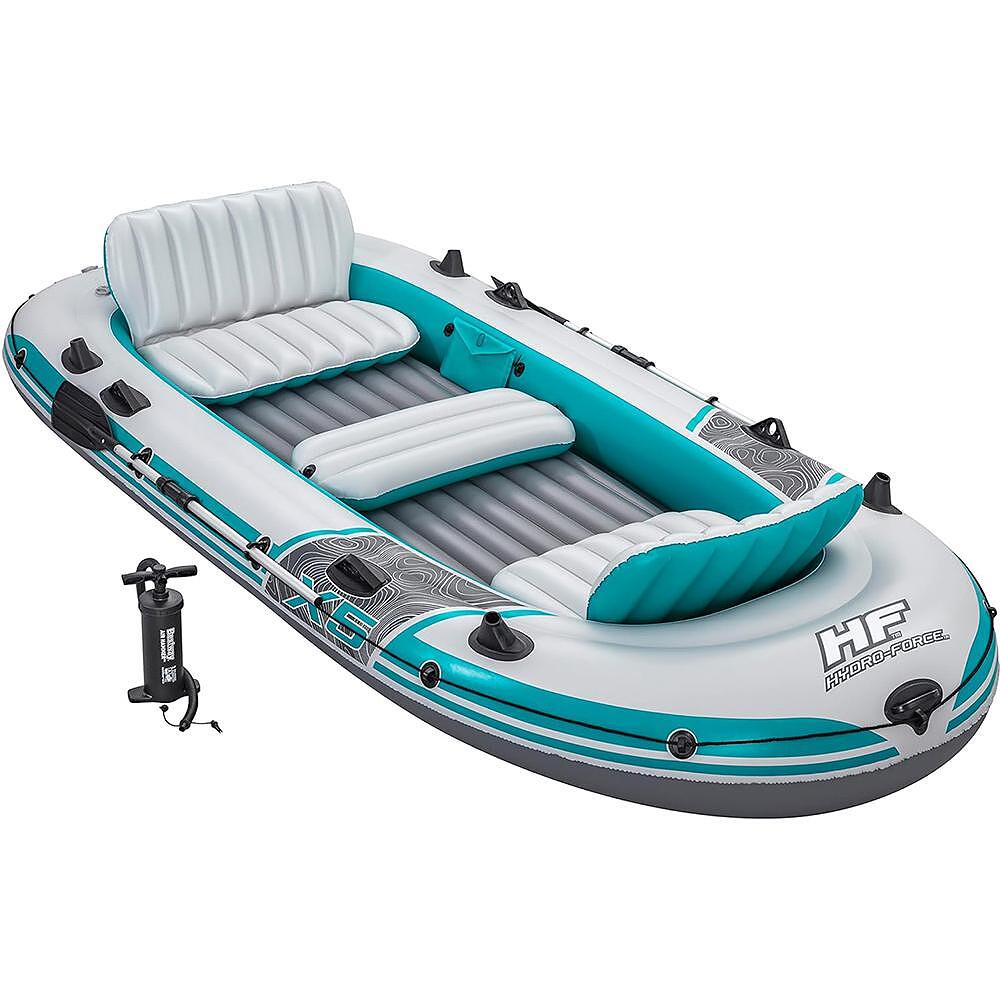 Надуваема петместна лодка Bestway Hydro-Force Adventure Elite X5 364х166см - Image 5