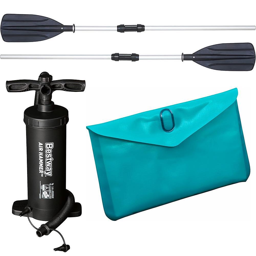 Надуваема петместна лодка Bestway Hydro-Force Adventure Elite X5 364х166см - Image 10