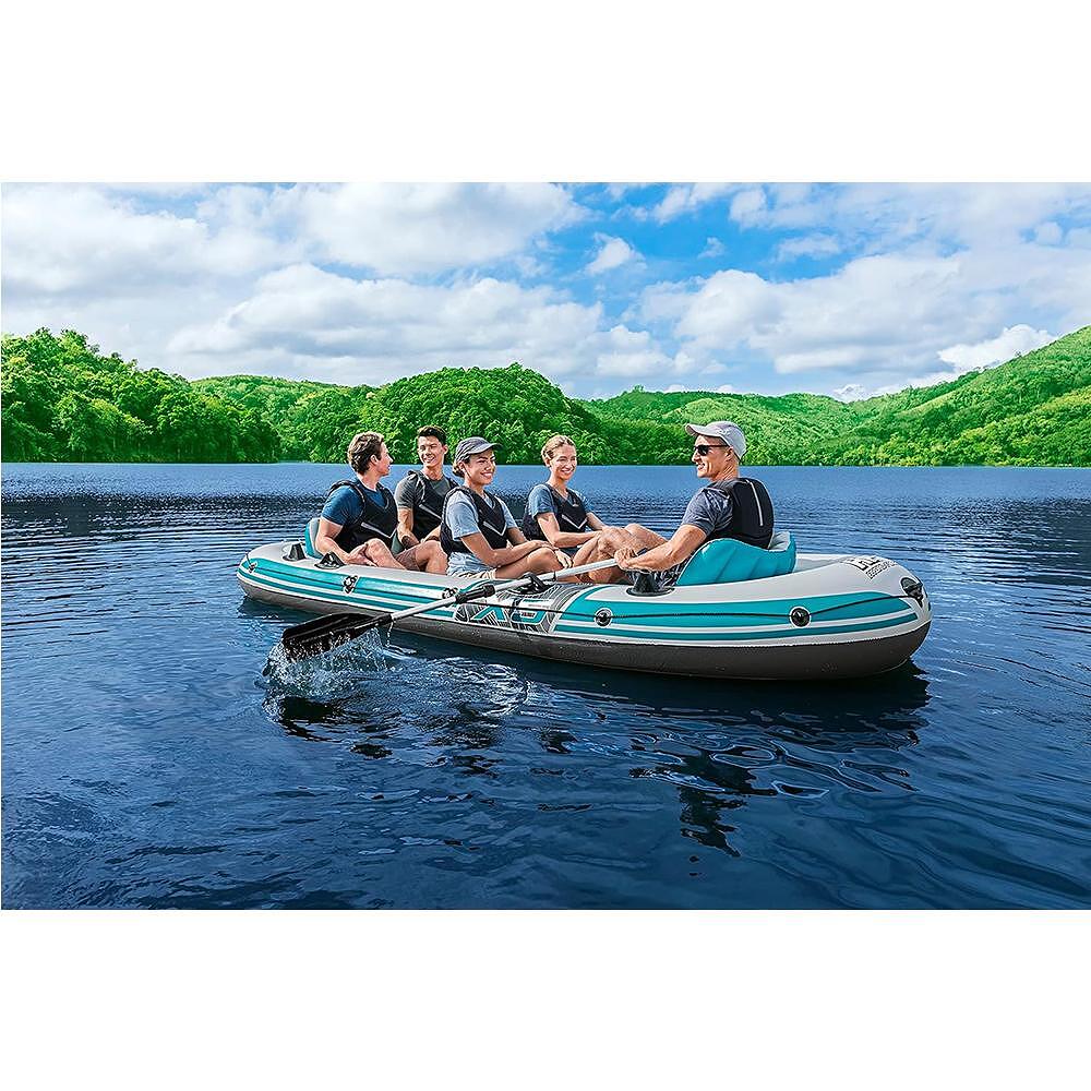 Надуваема петместна лодка Bestway Hydro-Force Adventure Elite X5 364х166см - Image 2