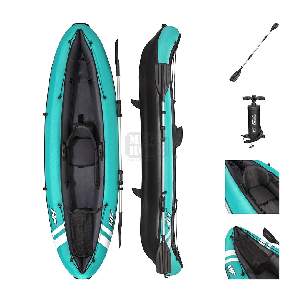 Надуваем Кану Каяк Bestway Hydro Force Ventura 2.80см-86см - Image 5