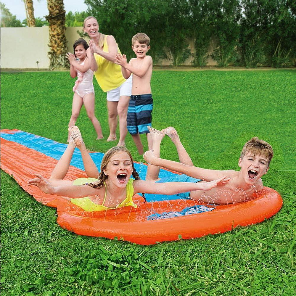 Детска надуваема водна пързалка H20GO, двойна 488х138 см - Image 4