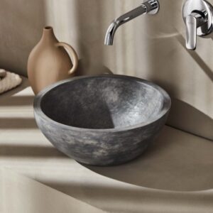 Умивалник STONE Антрацит Φ40см