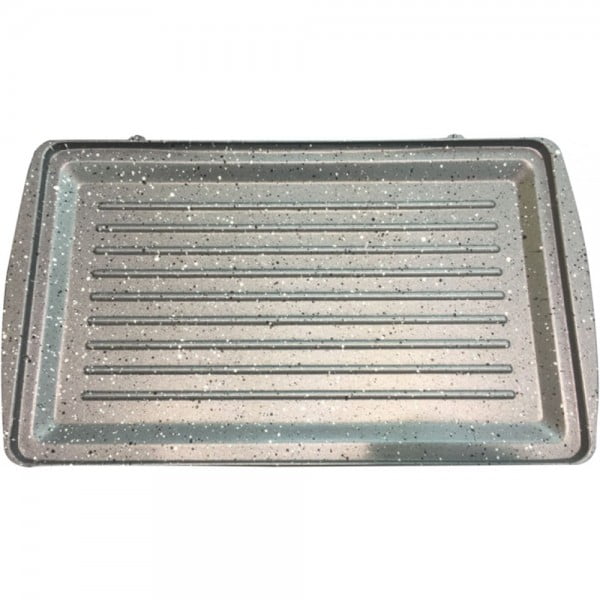 Тостер-сандвич Rosberg 750W, Грил мрамор. покритие плочи, Бял - Image 2