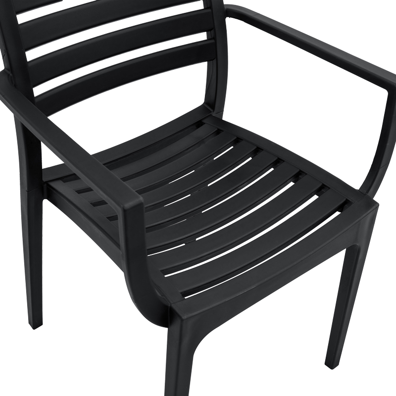 Стол Gerko с UV защита черен pp 57x46x83см - Image 6